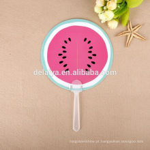 High quality Custom Imprinted Fruit Hand Fan for Promotion Small Gifts